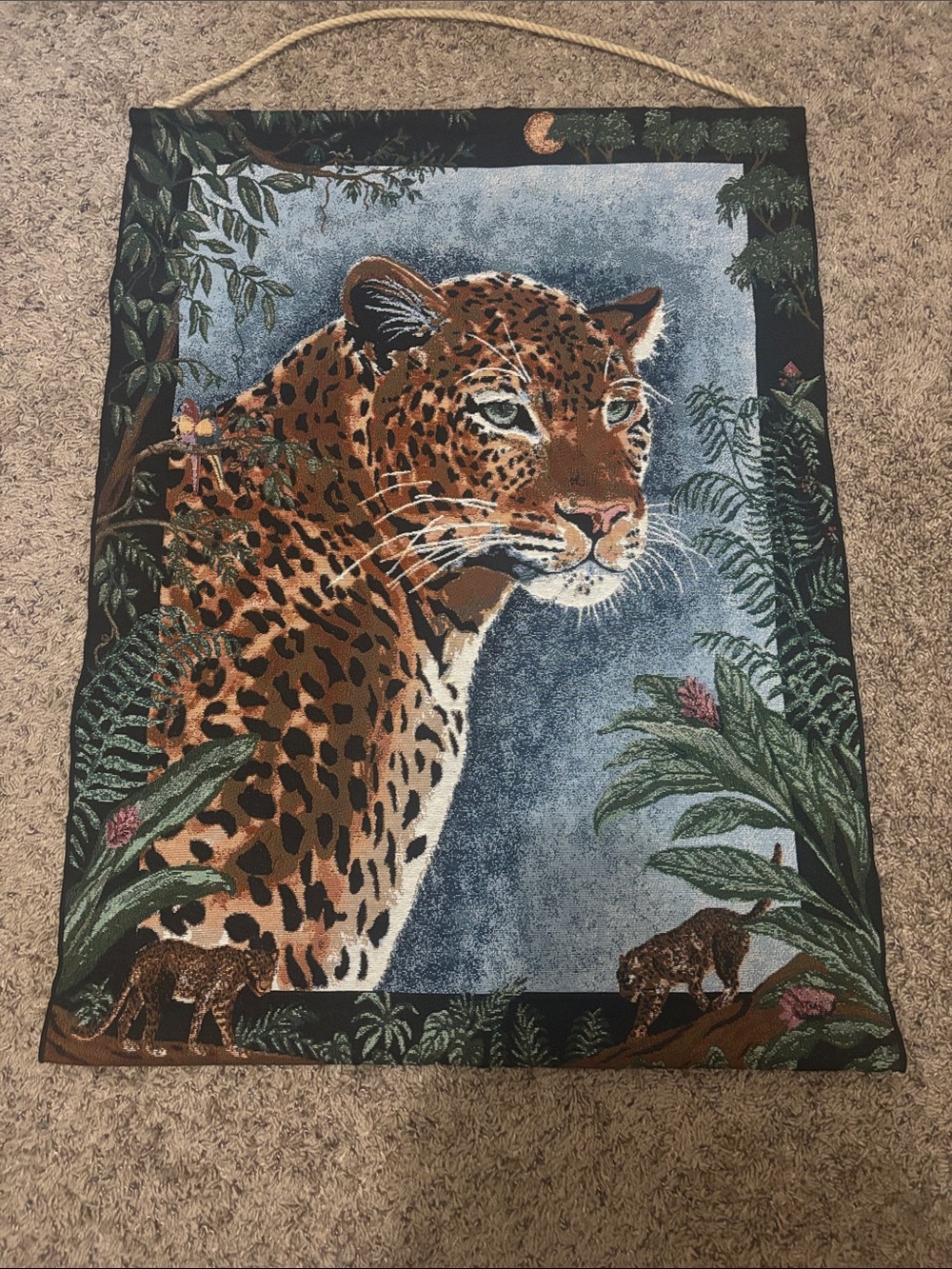 Vintage Leopard Wall Hanging Tapestry